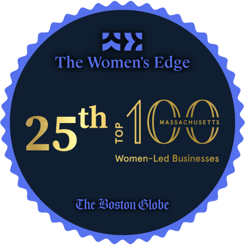 25th Anniversary Top100 Women Led Businesses Seal
